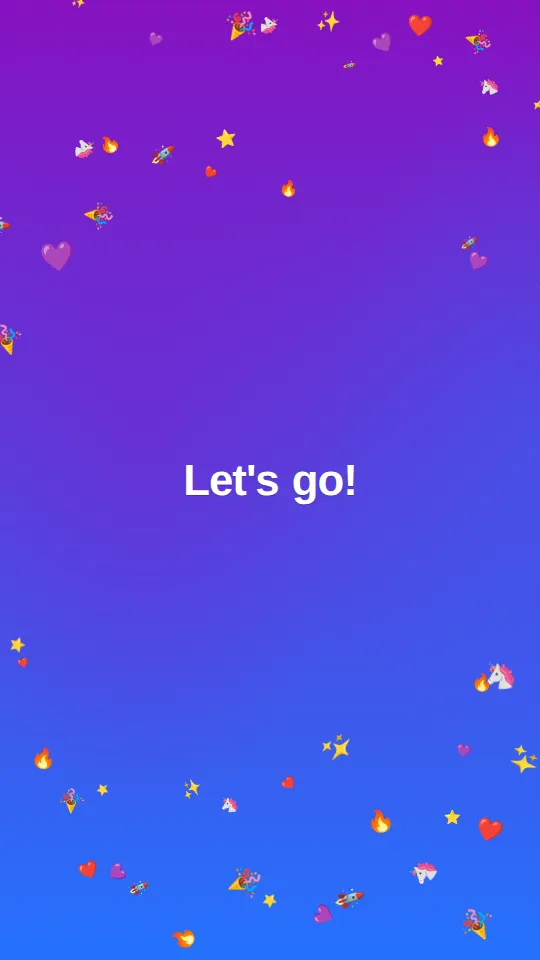 Emoji Burst — AI video scene template preview