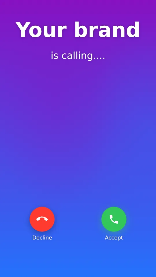Incoming Call — AI video scene template preview