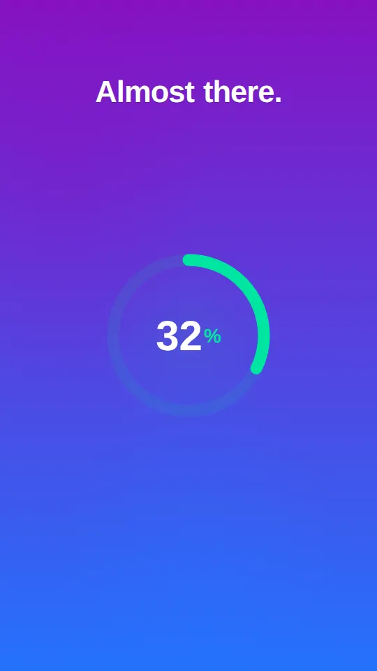 Progress Ring — AI video scene template preview